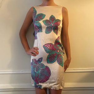 Halston Heritage Satin Dress